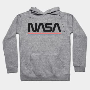 nasa, nasa logo, nasa worm logo, retro nasa Hoodie